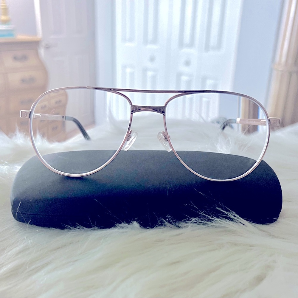 Sean John Gold Aviator Style Eyeglasses
